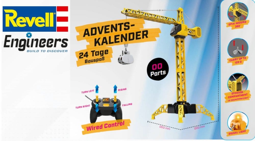 PRE ORDINE - Revell Engineers Advent Calendar Mega Crane