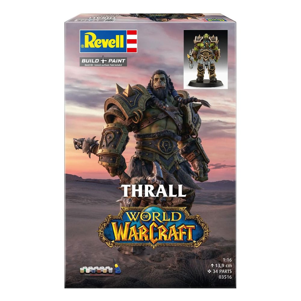 PRE ORDINE - World of Warcraft Model Kit Gift Set 1/16 The Orc Thrall 13 cm
