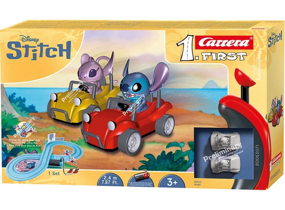 PRE ORDINE - Disney Stitch Carrera First Race Track Set Disney Stitch 2,4