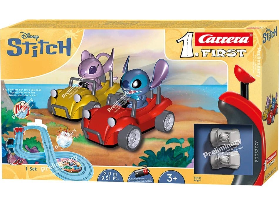 PRE ORDINE - Disney Stitch Carrera First Race Track Set Disney Stitch 2,9