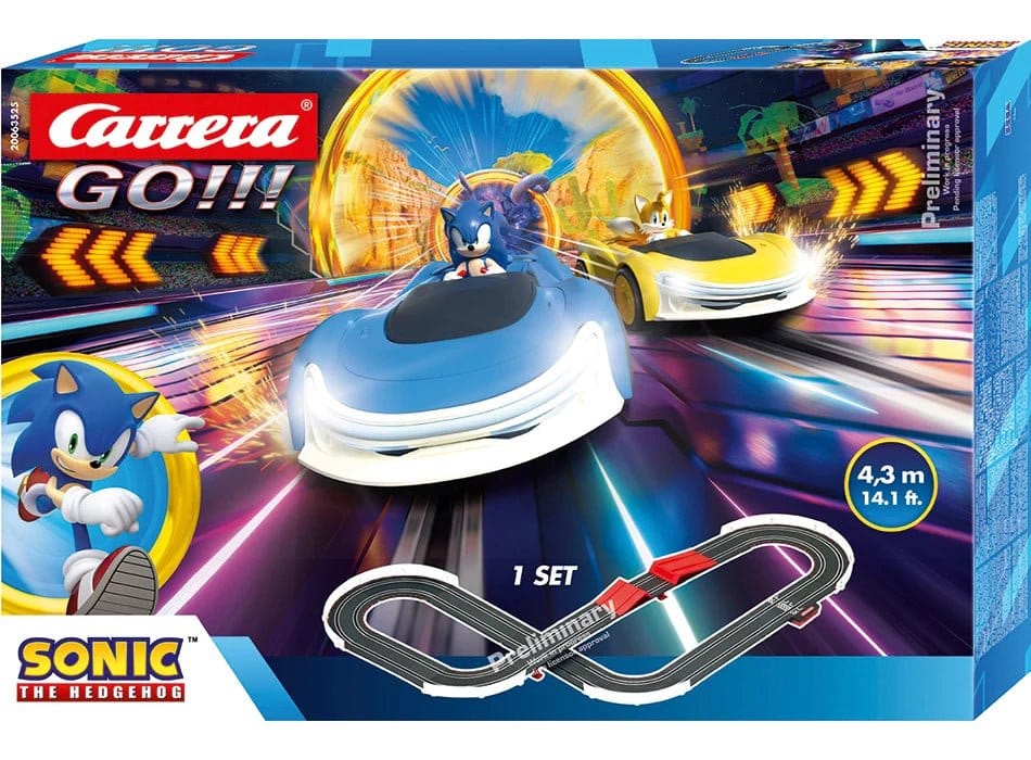 PRE ORDINE - Sonic the Hedgehog Carrera GO!!! Race Track Set (BO) Sonic Racing CrossWorlds