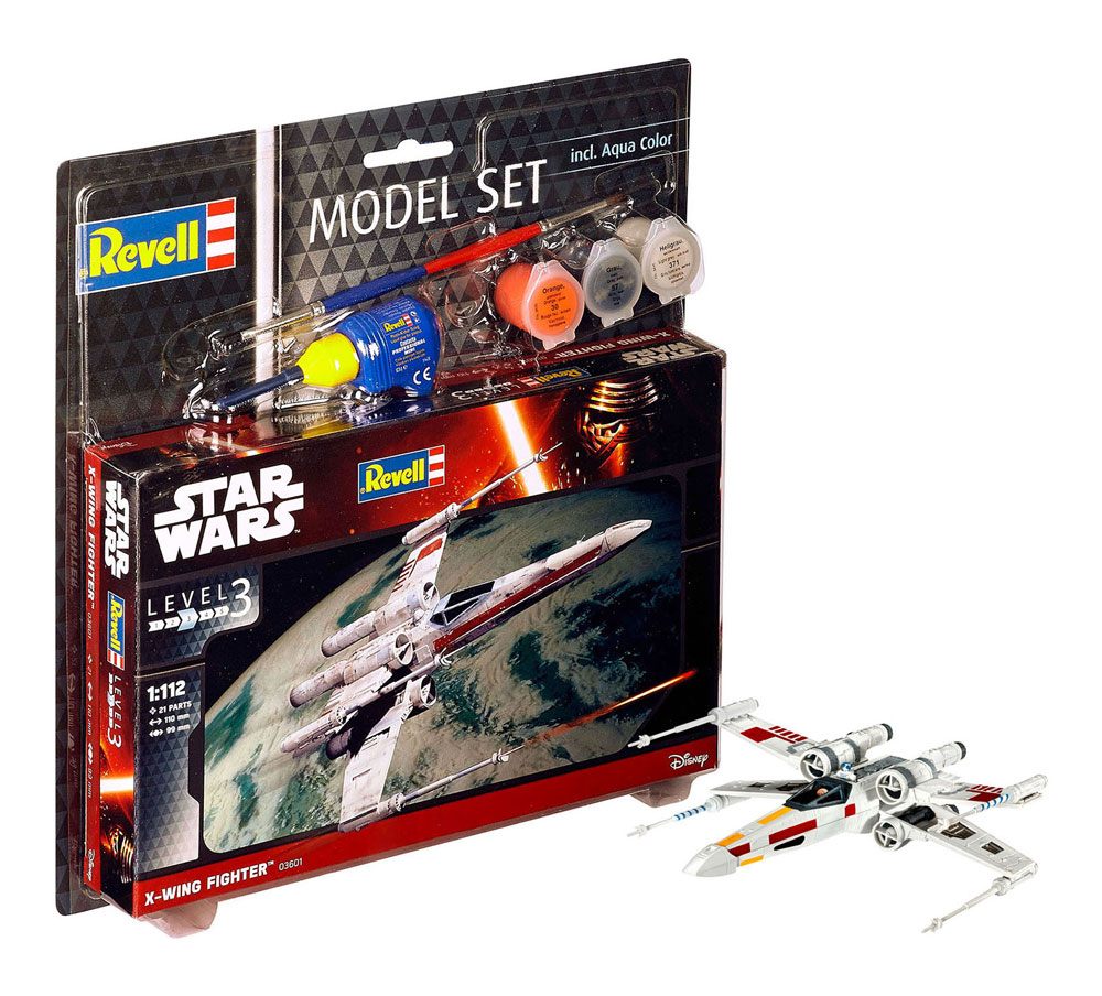 PRE ORDINE - Star Wars Model Kit 1/112 Model Set X-Wing Fighter 11 cm