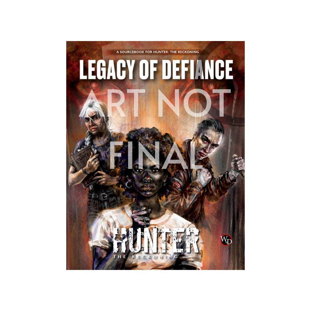 PRE ORDINE - Hunter: The Reckoning 5th Edition RPG book Legacy of Defiance Sourcebook  *Englische Version*