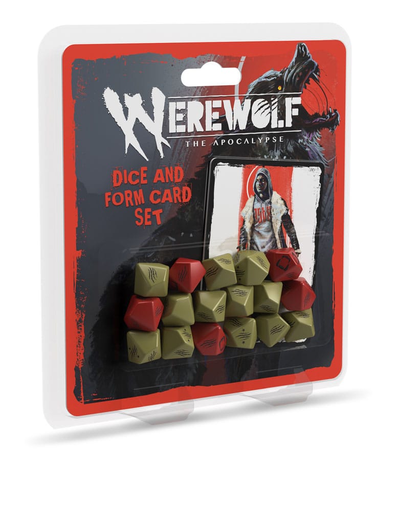 PRE ORDINE - Werewolf: The Apocalypse 5th Edition RPG Dice and Form Card set