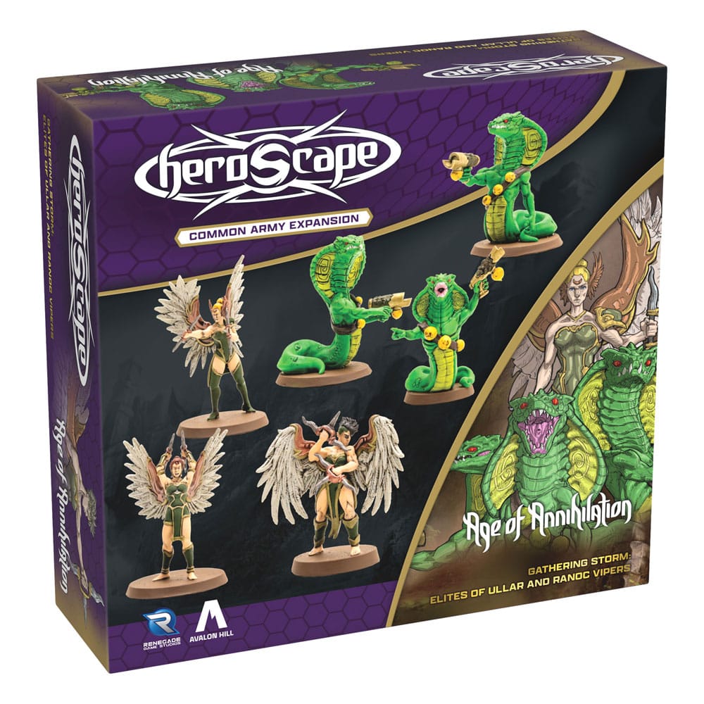 PRE ORDINE - Heroscape Army Expansion Age of Annihilation Elites of Ullar & Ranoc Vipers (Common) *English Version*