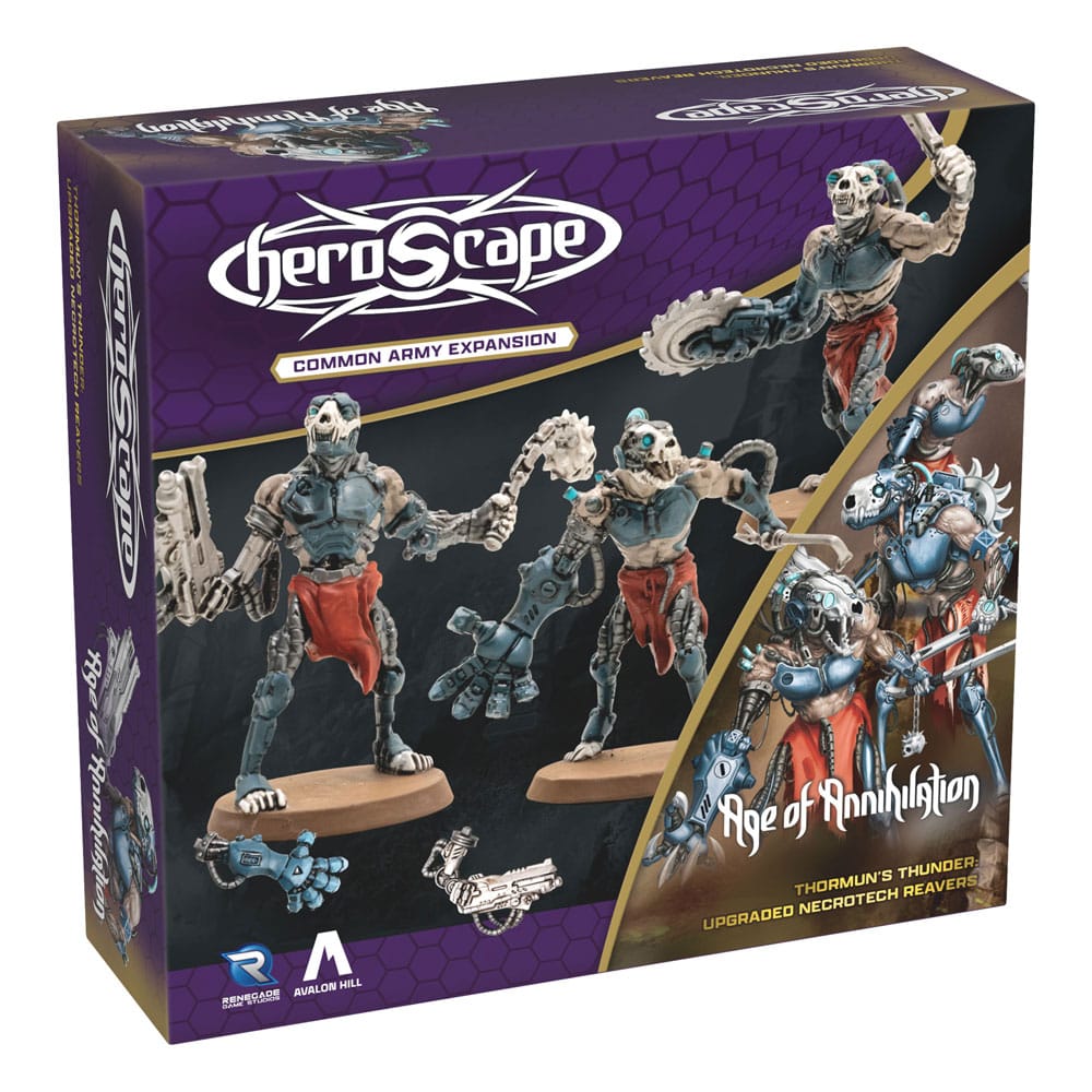PRE ORDINE - Heroscape Army Expansion Age of Annihilation Upgraded Necrotech Reavers (Common) *English Version*