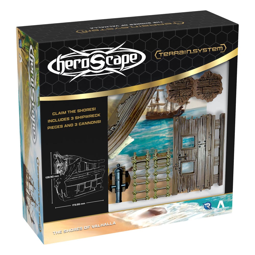 PRE ORDINE - Heroscape Terrain Expansion Shores of Valhalla *English Version*