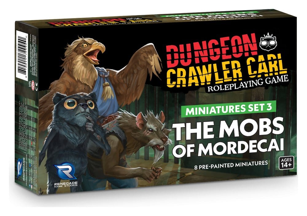 PRE ORDINE - Dungeon Crawler Carl Miniatures Set 3 Mobs of Mordecai