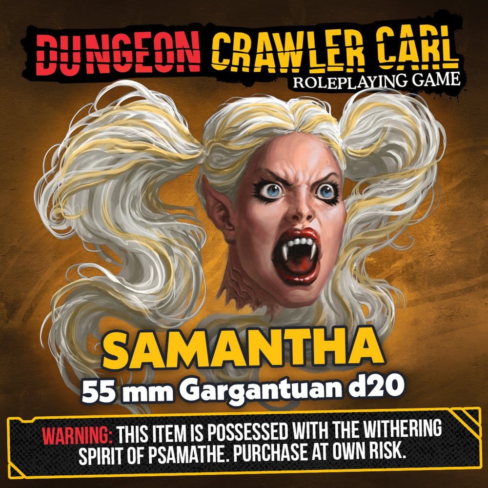 PRE ORDINE - Dungeon Crawler Carl Dice d20 Samantha 5.5 cm