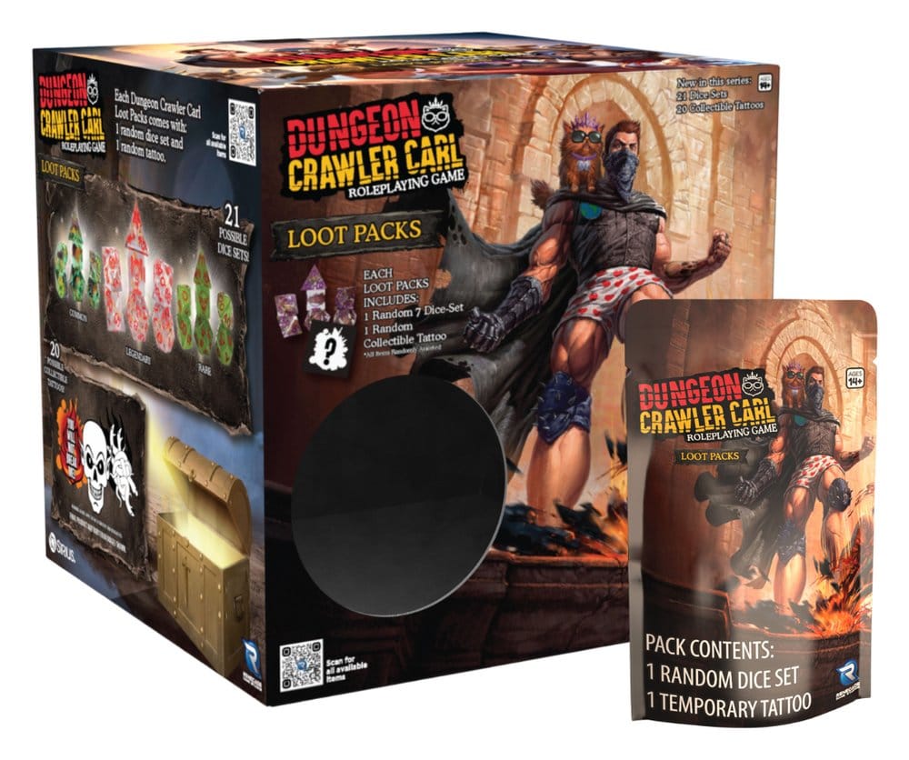 PRE ORDINE - Dungeon Crawler Carl Dice Blind Box Display (20)