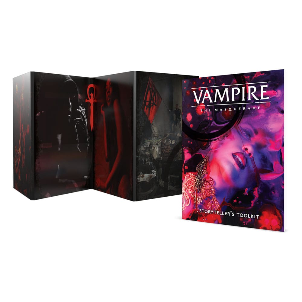 PRE ORDINE - Vampire The Masquerade 5th Edition RPG Storyteller's Screen & Toolkit *Englische Version*