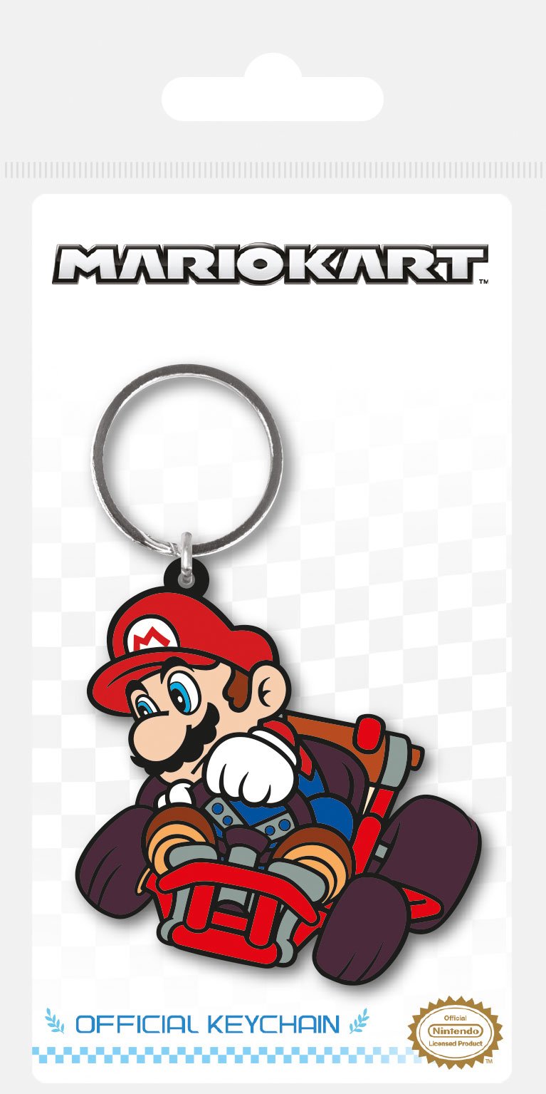 PRE ORDINE - Mario Kart Rubber Keychain Drift 6 cm