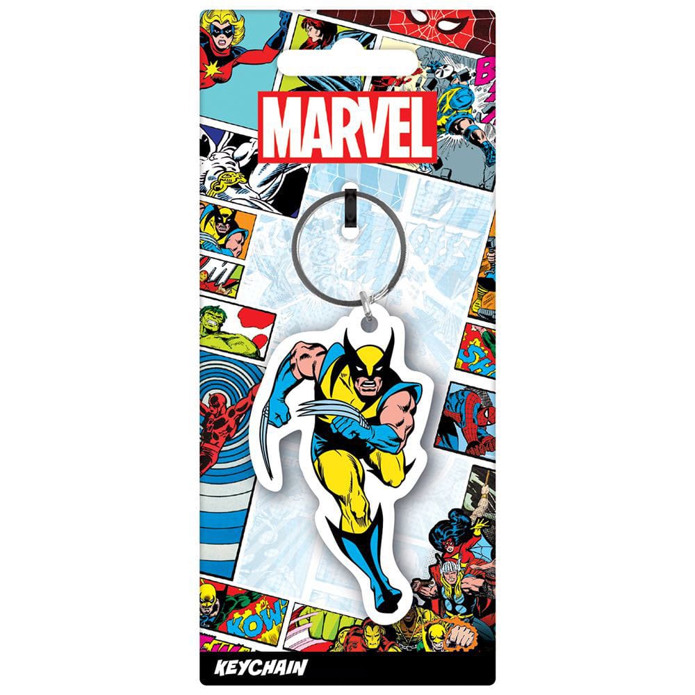 PRE ORDINE - Marvel Comics Rubber Keychain Wolverine