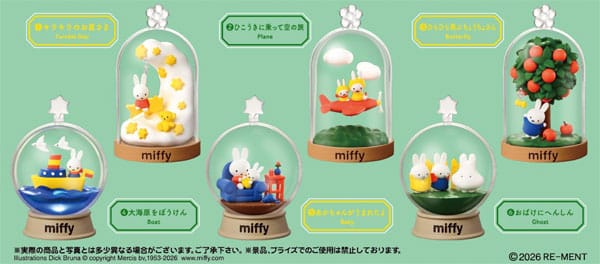 PRE ORDINE - Dick Bruna Mini Figures Miffy Terrarium Collection Display (6)