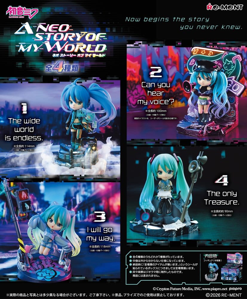 PRE ORDINE - Hatsune Miku Mini Figures Neo Story 12 cm Blind Box Display (4)