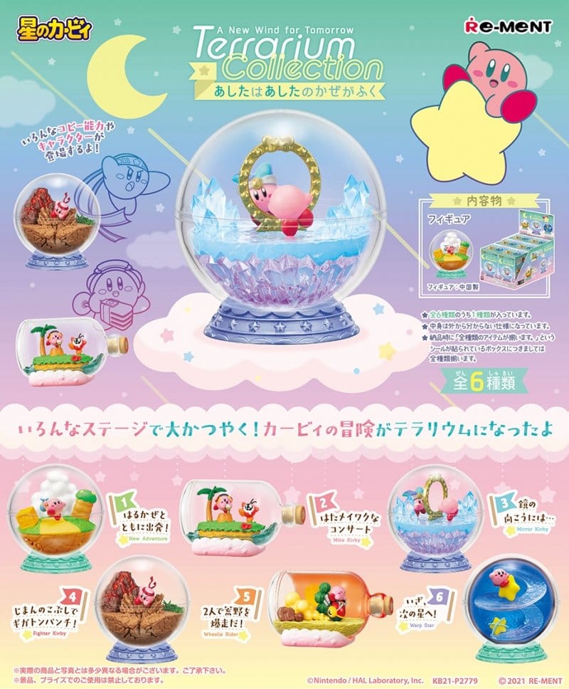 PRE ORDINE - Kirby Mini Figures Terrarium A New Wind for Tomorrow Blind Box Display (6)