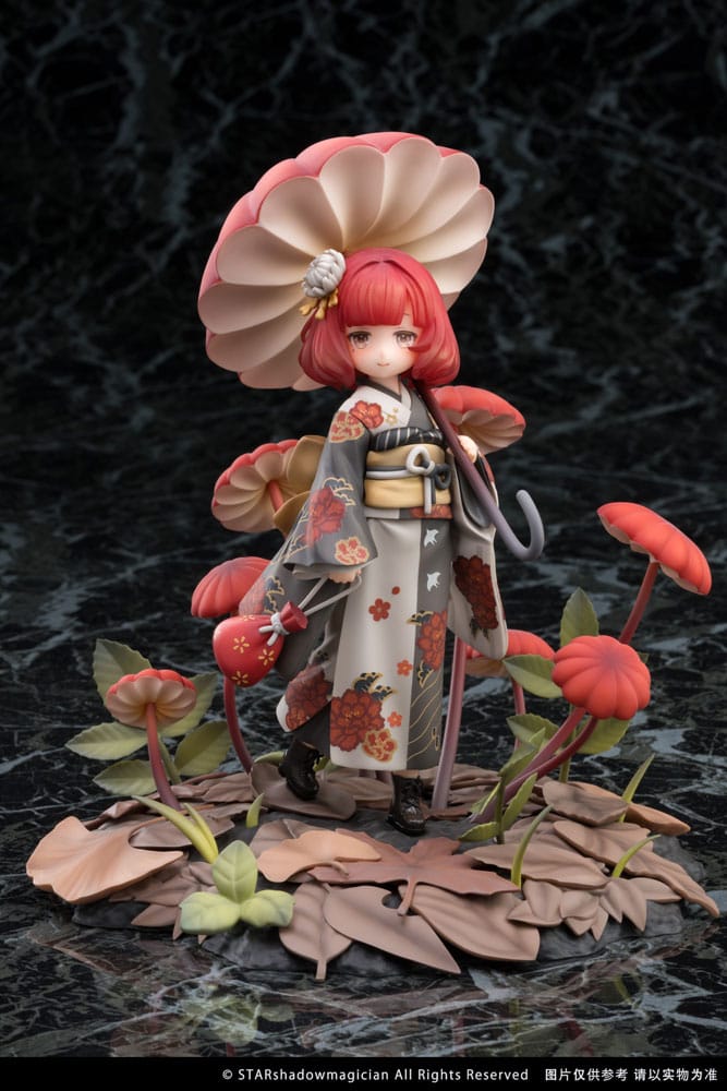 PRE ORDINE - The Mushroom Girls PVC Statue 1/1 No.6 Marasmius Haematocephalus 23 cm