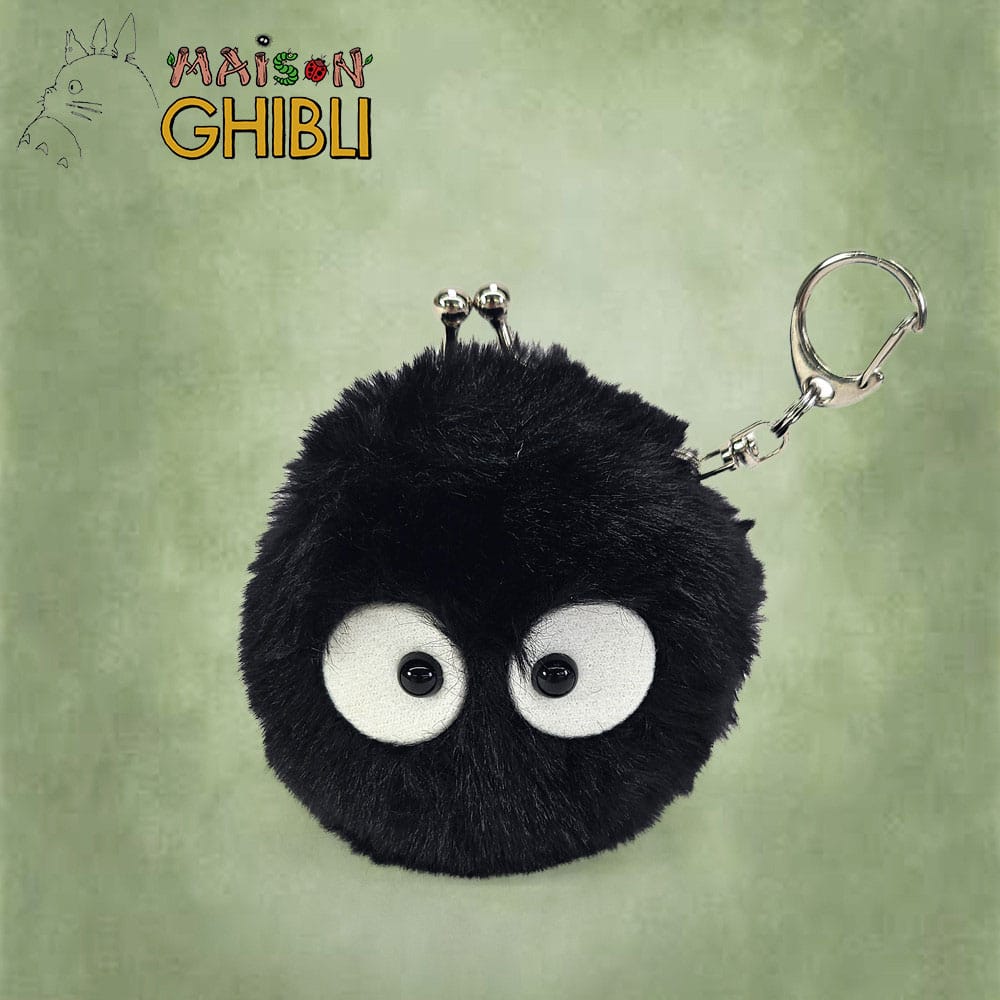 PRE ORDINE - My Neighbor Totoro Funwari Mini Plush Coin Purse Soot Sprite