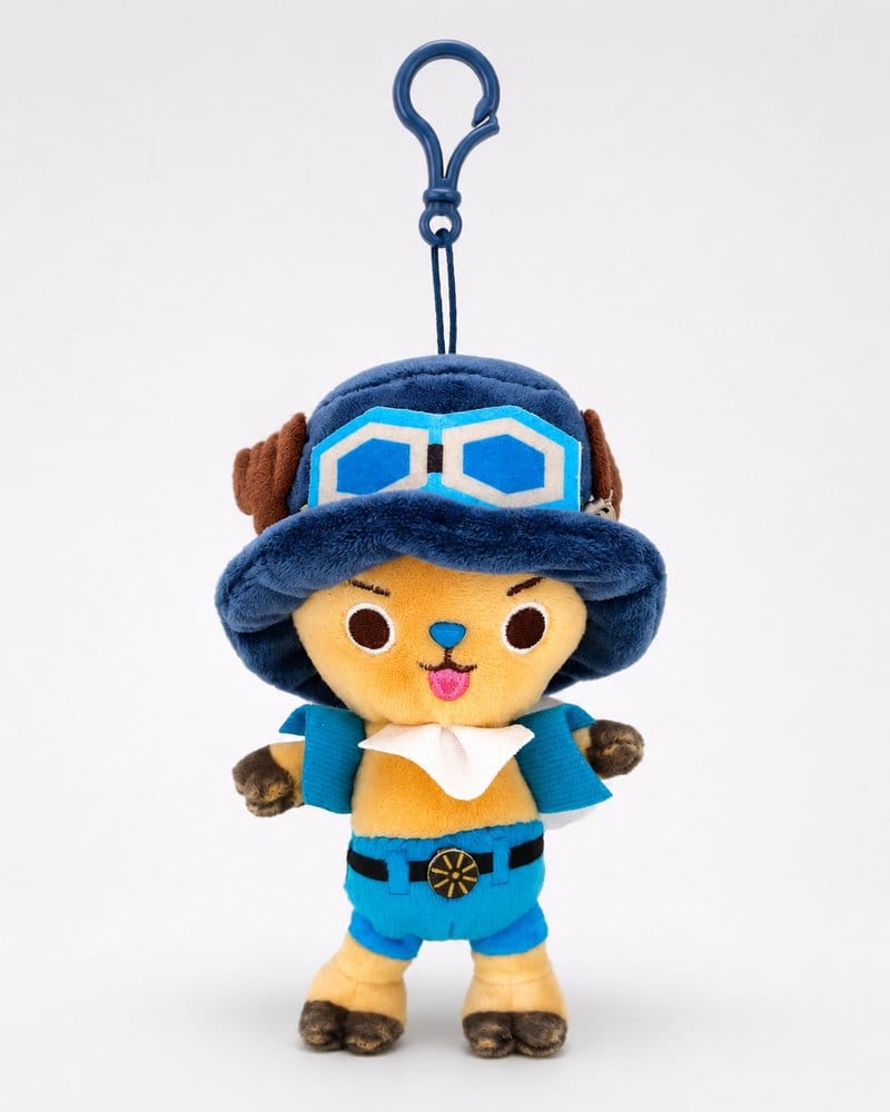 PRE ORDINE - One Piece Plush Keychain Chopper x Sabo 11 cm