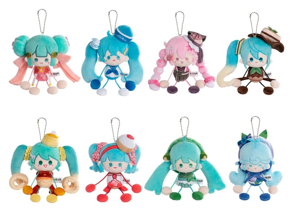 PRE ORDINE - Hatsune Miku Mini Plush Blind Box 8 cm Display (8)