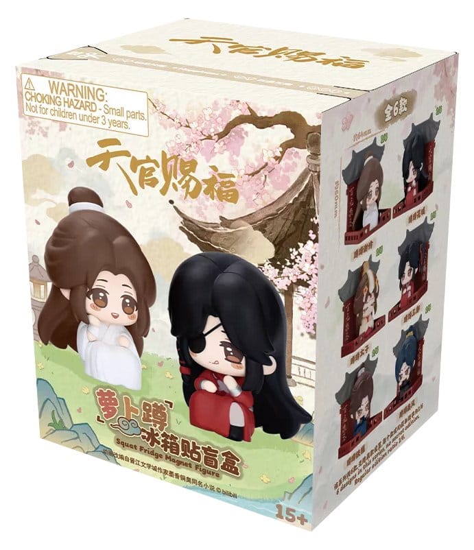 PRE ORDINE - Heaven Official's Blessing 3D Magnets Luo Bo Dun Series Blind Box Display (6)