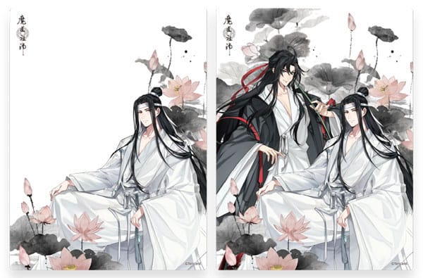 PRE ORDINE - Grandmaster of Demonic Cultivation 3D Lenticular Card Wei Wuxian & Lan Wangji 12 x 16 cm