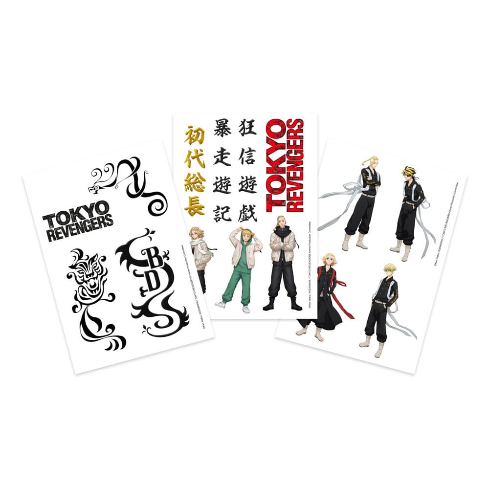 PRE ORDINE - Tokyo Revengers Temporary Tattoos Set