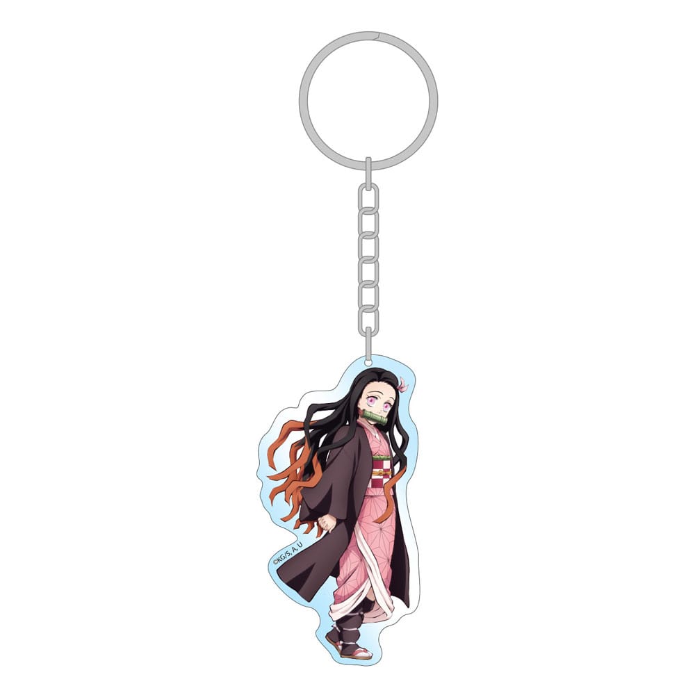 PRE ORDINE - Demon Slayer: Kimetsu no Yaiba Acrylic Keychain Nezuko Holographic 7 cm