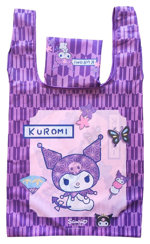 PRE ORDINE - Sanrio Tote Bag Kuromi Japanese Foldable