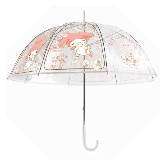 PRE ORDINE - Sanrio Umbrella My Melody Floral Garden Transparent
