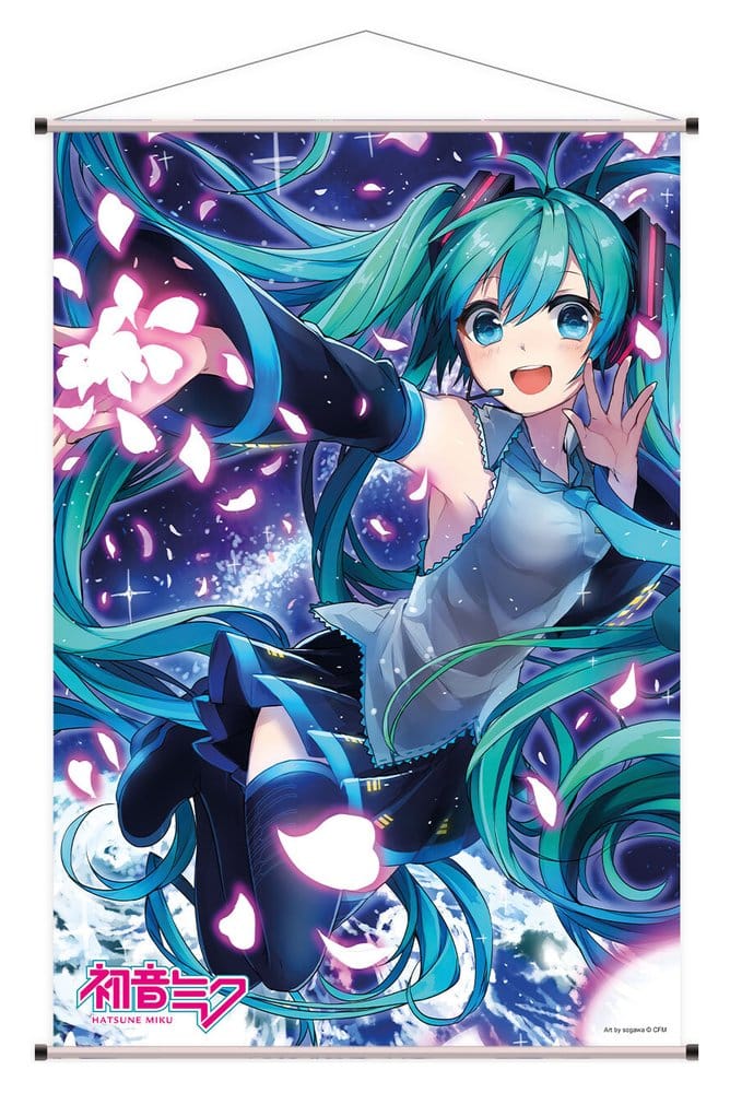 PRE ORDINE - Hatsune Miku Wallscroll 07 Flower 60 x 90 cm
