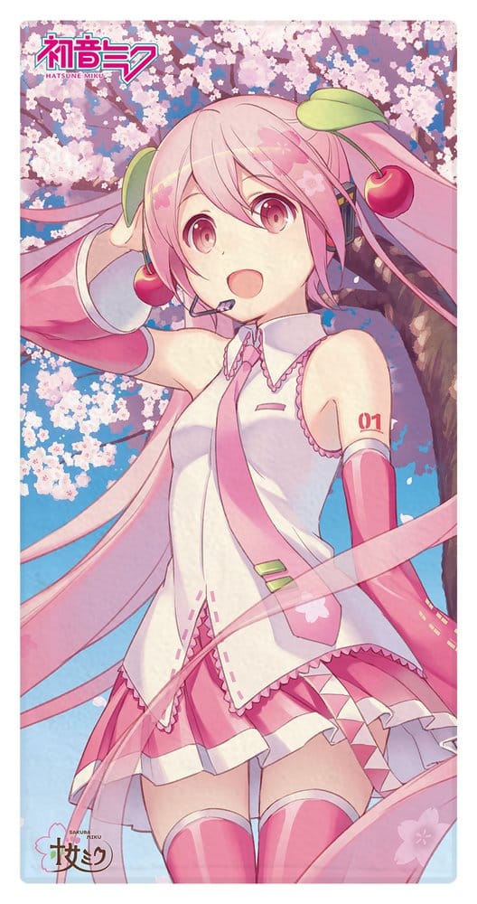 PRE ORDINE - Hatsune Miku Towel Sakura 75 x 150 cm