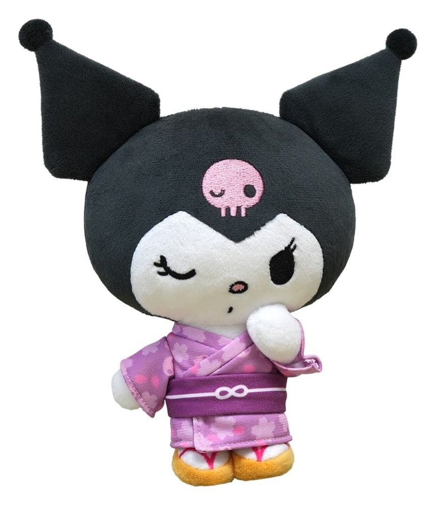 PRE ORDINE - Sanrio  Plush Figure Kuromi Kimono Version 22 cm