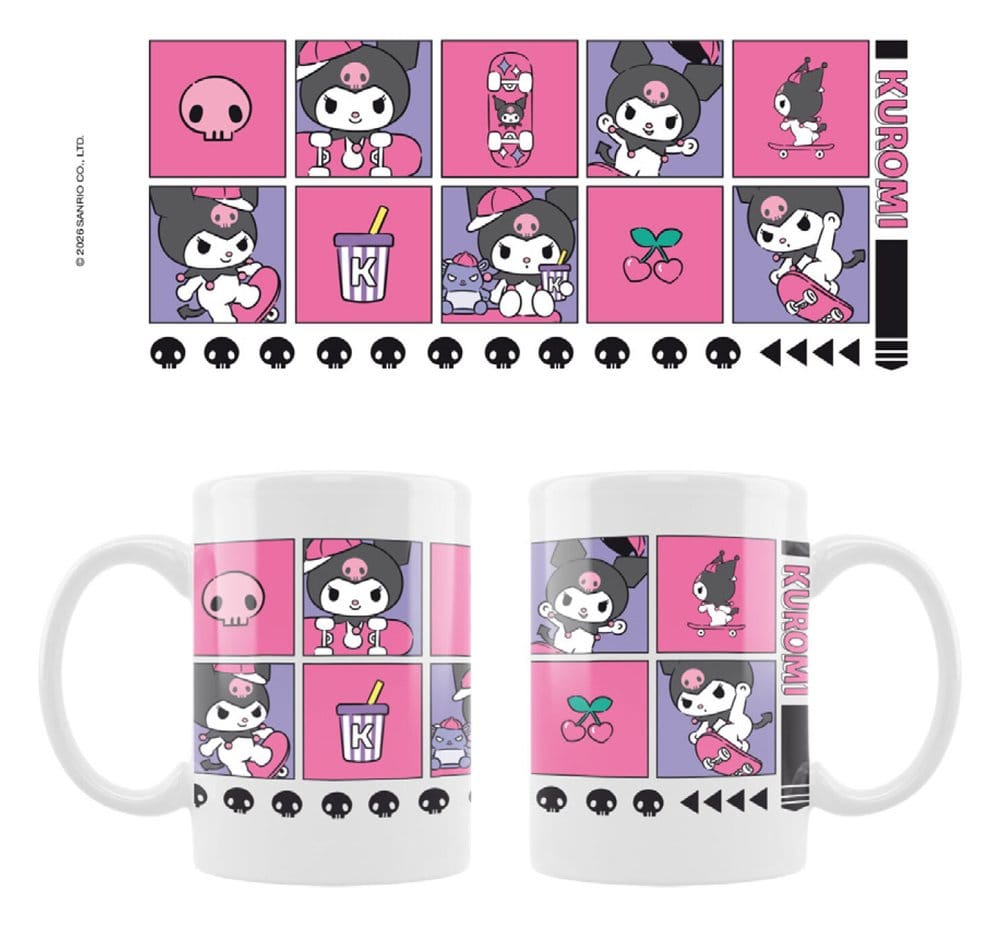 PRE ORDINE - Sanrio Mug Kuromi Sk8 For Life