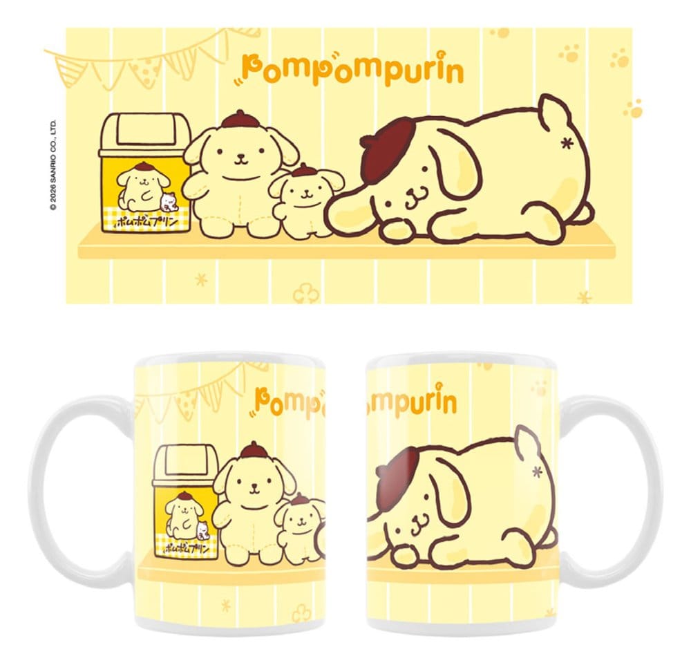 PRE ORDINE - Sanrio Mug Pompompurin Squishy Cute Purin 02