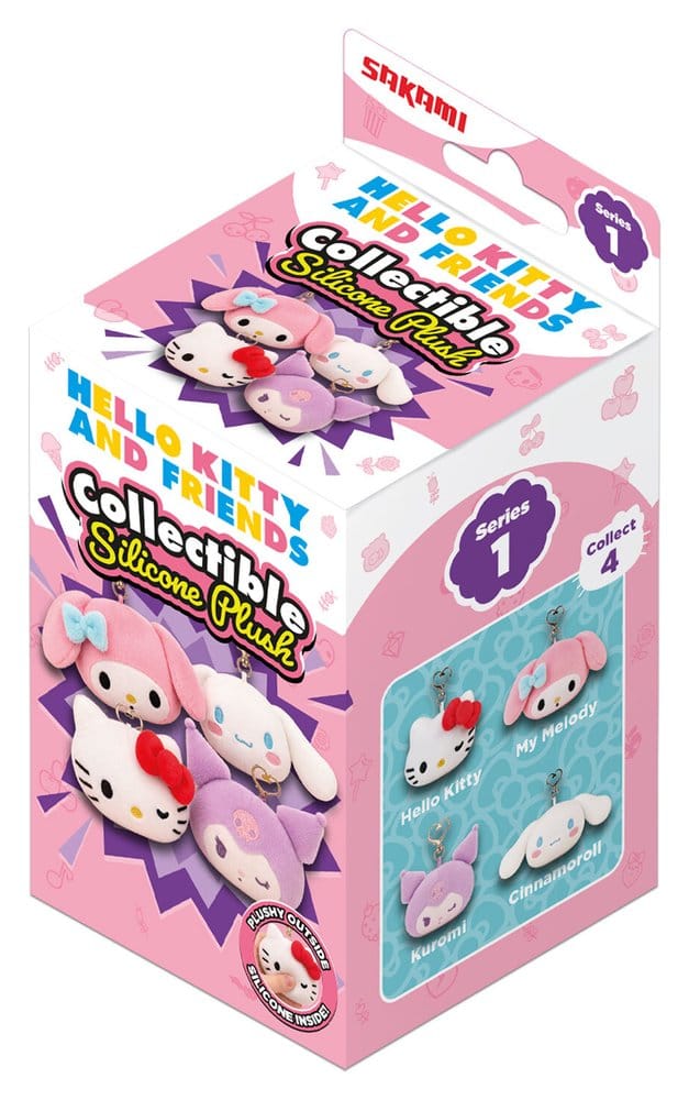 PRE ORDINE - Sanrio Silicone Plush Figures Blind Box Display (8)