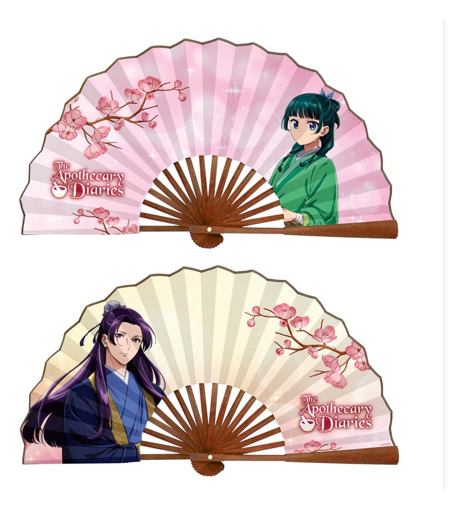 The Apothecary Diaries Japanese Bamboo Fan Maomao & Jinshi