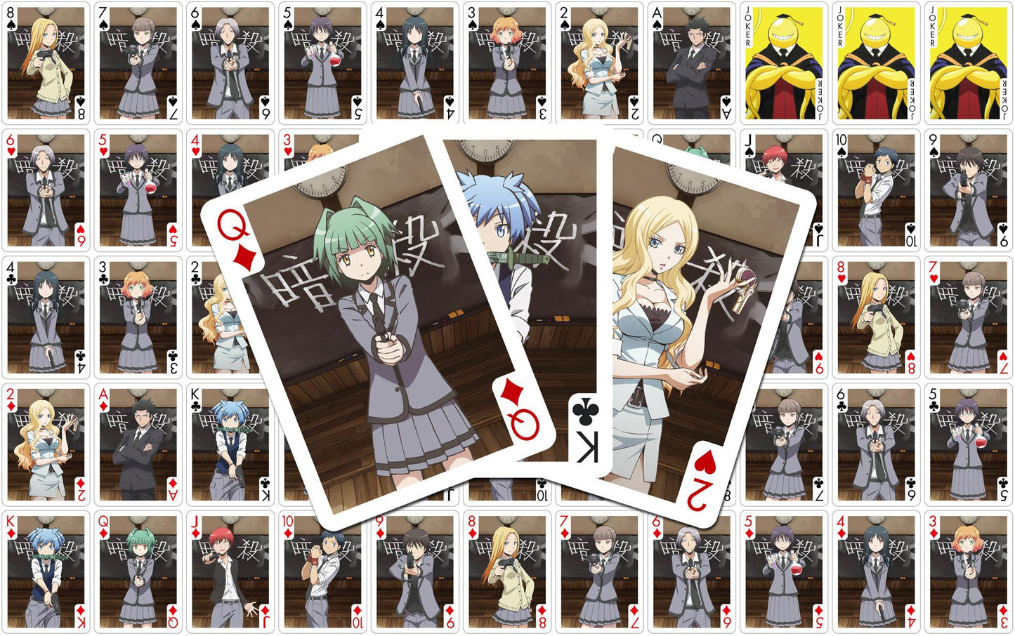 PRE ORDINE - Assassination Classroom Playing Cards Characters