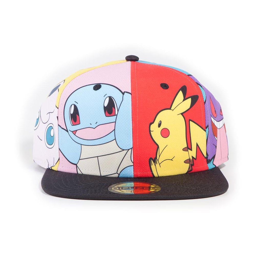 PRE ORDINE - Pokémon Snapback Cap Multi Pop Art