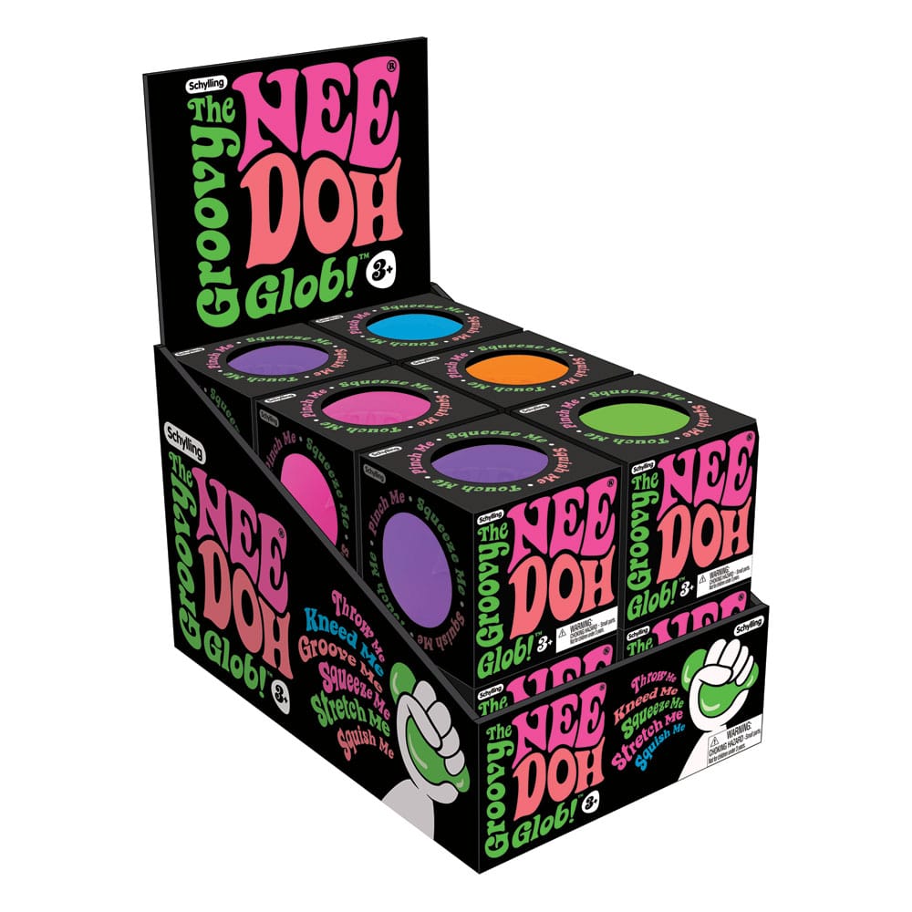 PRE ORDINE - NeeDoh Squeeze Balls 6 cm Classic NeeDoohs Display (12)