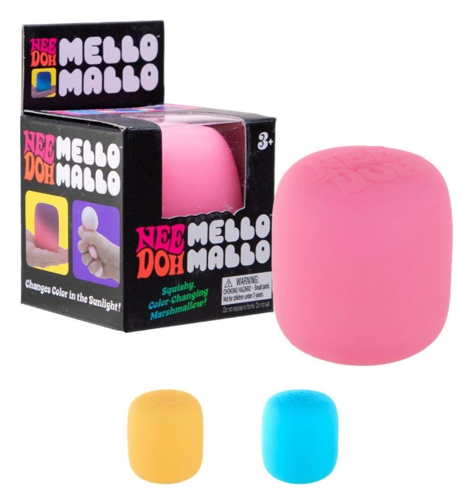 PRE ORDINE - NeeDoh Squeeze Ball Mello Mallo Color Change 6 cm  Display (12)