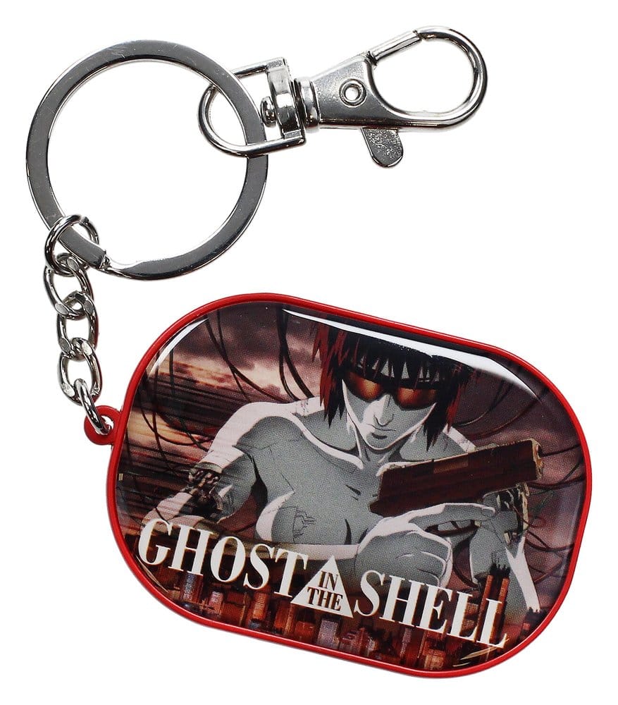 PRE ORDINE - Ghost in the Shell Metal Keychain Armed Motoko 14 cm