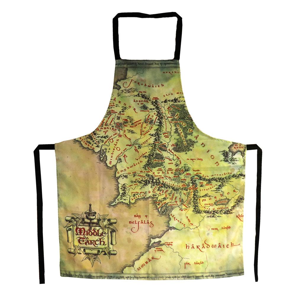 PRE ORDINE - Lord of the Rings cooking apron The Middle Earth Map