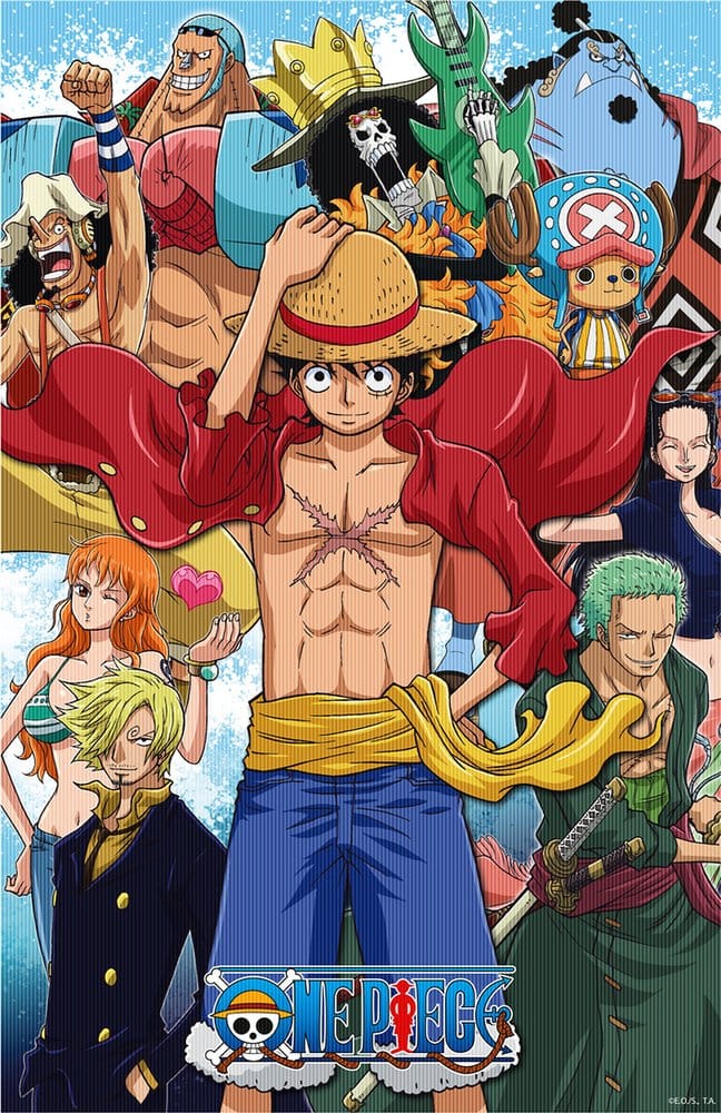PRE ORDINE - One Piece 3D Poster Group Fishman Island 38 x 58 cm