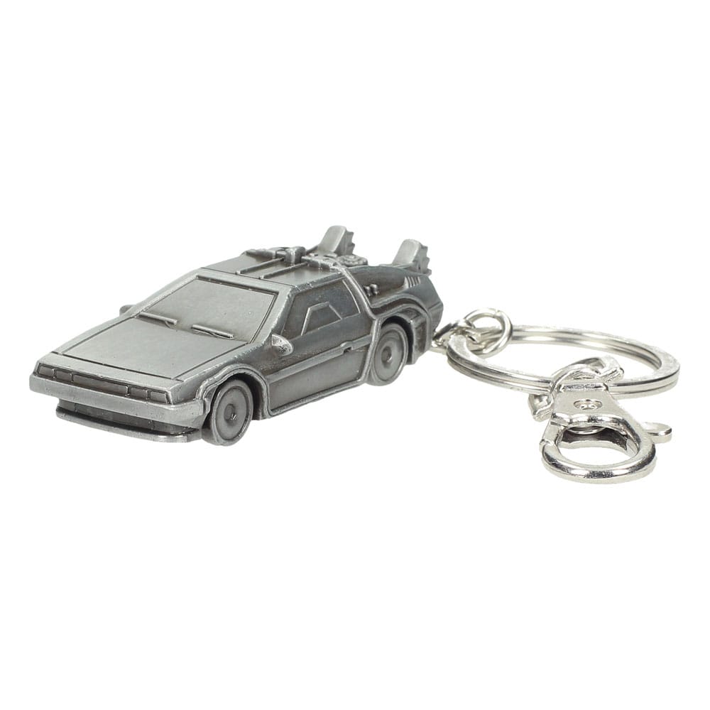 PRE ORDINE - Back to the Future Metal Keychain DeLorean 7 cm