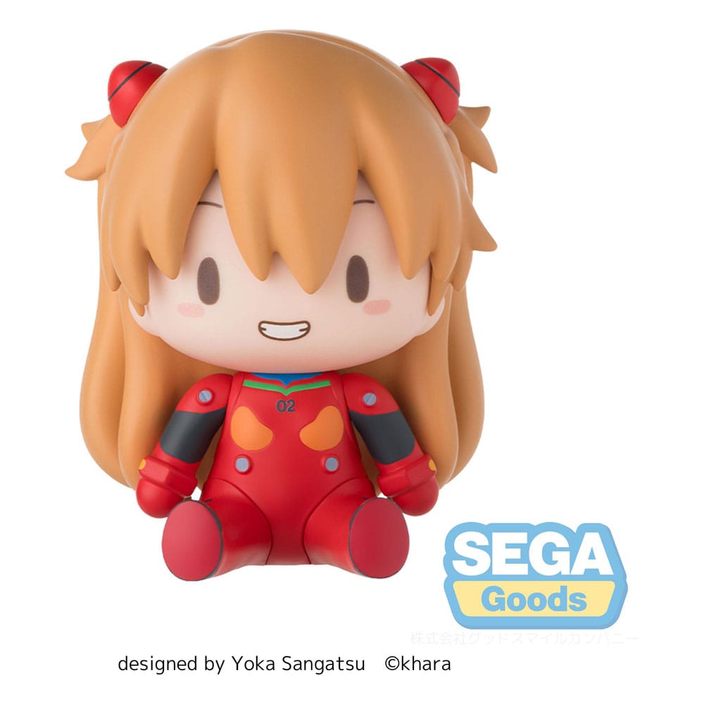 PRE ORDINE - Evangelion: New Theatrical Edition Fuwa Petit Chibi Figure Asuka Plug Suit 8 cm