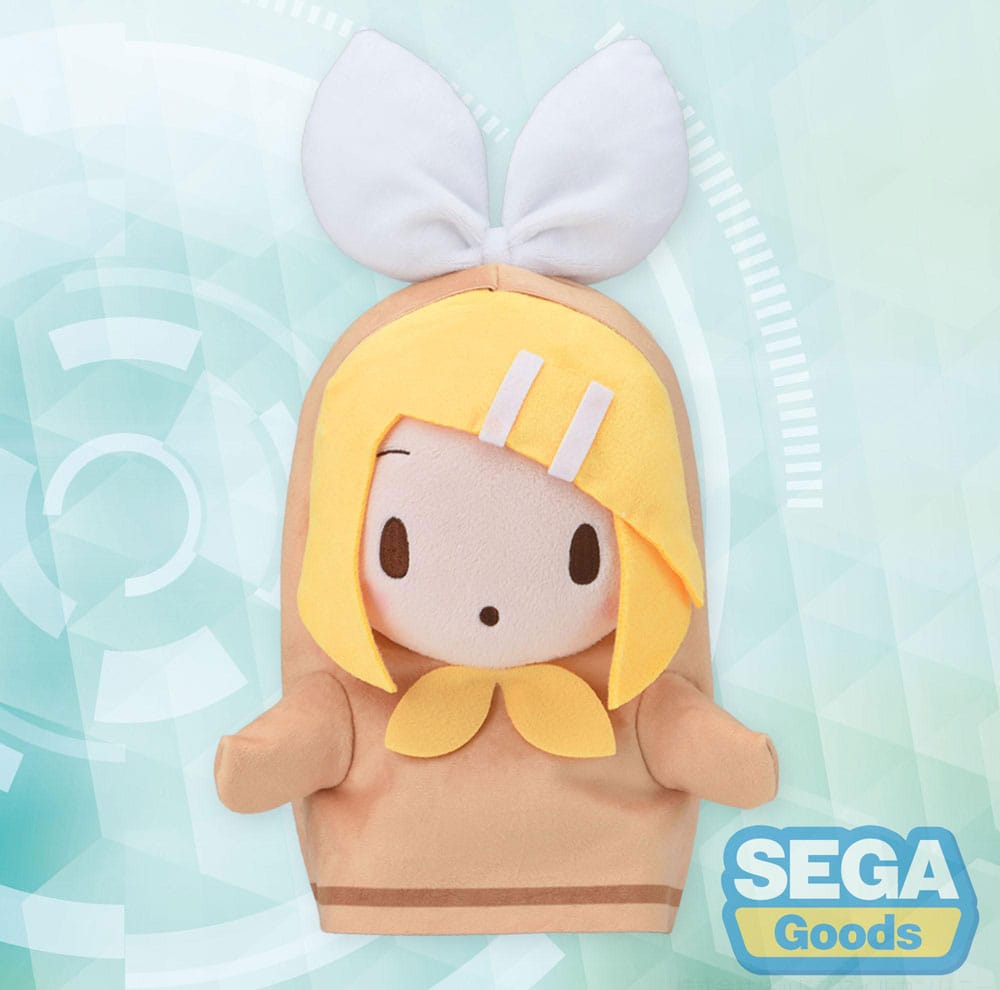 PRE ORDINE - Character Vocal Series 02: Kagamine Rin/Len Fuwa Petit Plush Figure Haniwa Rin M 20 cm