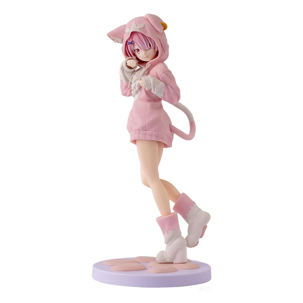 PRE ORDINE - Re:Zero Starting Life in Another World XStellar PVC Statue Ram Mofumofu Pack 22 cm