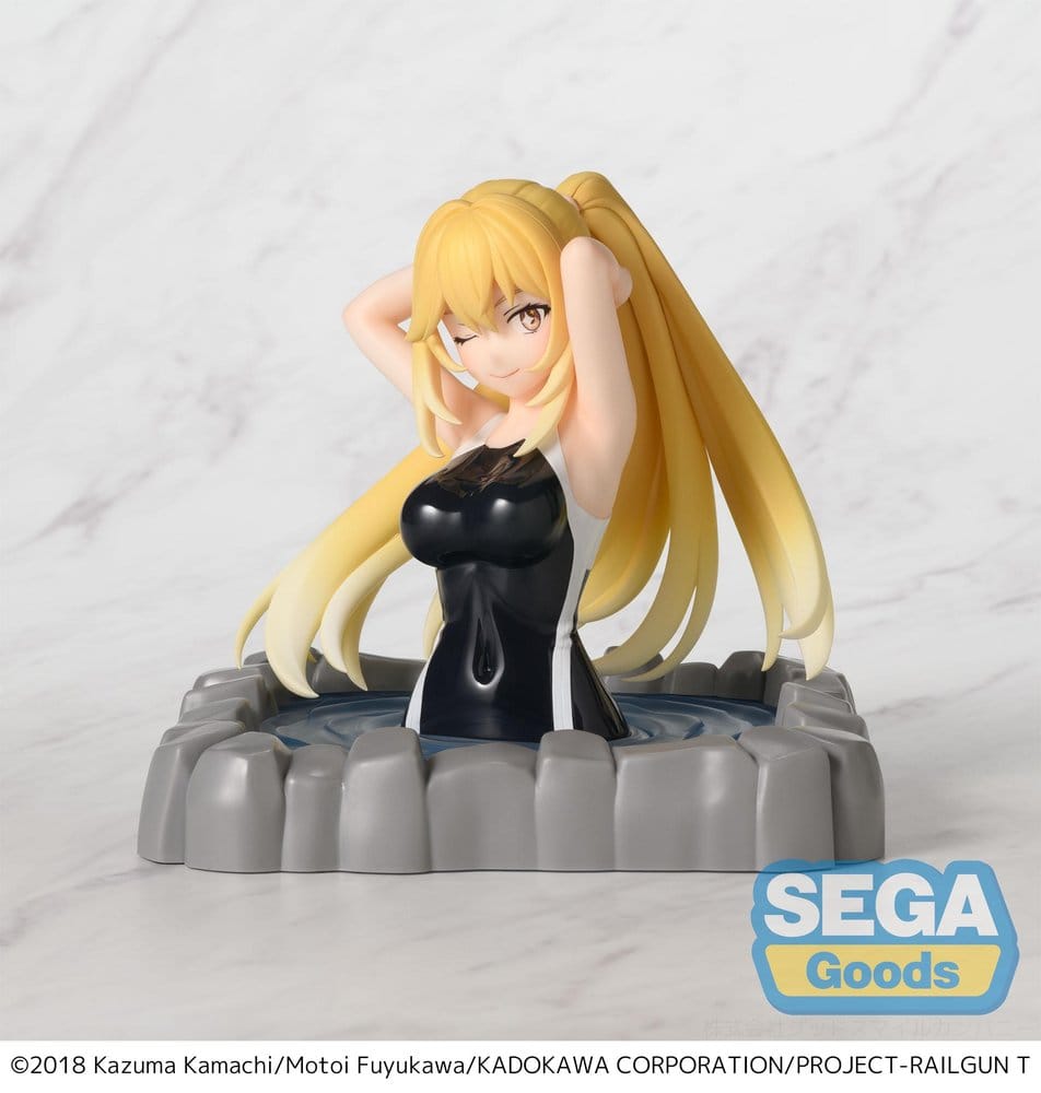 PRE ORDINE - A Certain Scientific Railgun T Thermae Utopia PVC Statue Misaki Shokuhou 14 cm