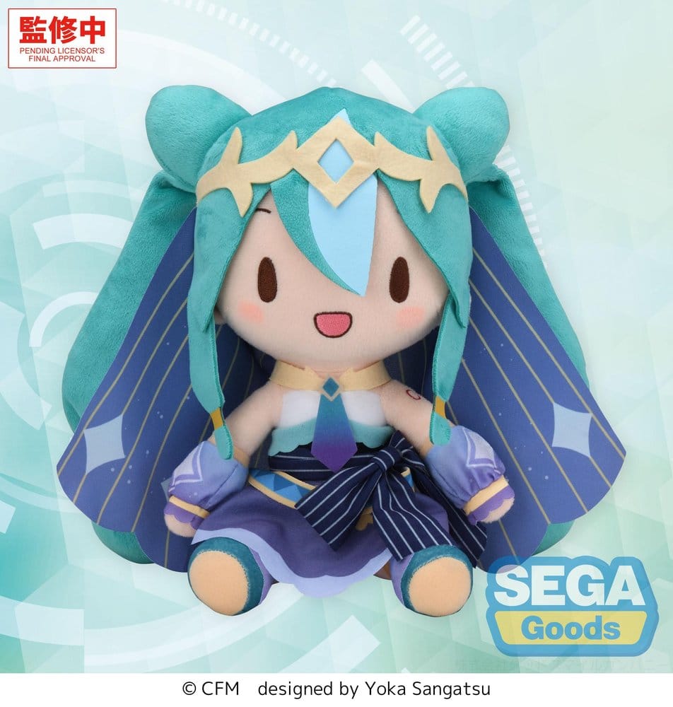 PRE ORDINE - Character Vocal Series 01: Hatsune Miku fuwa petit M Plush Figure Hatsune Miku -Cosmic-
